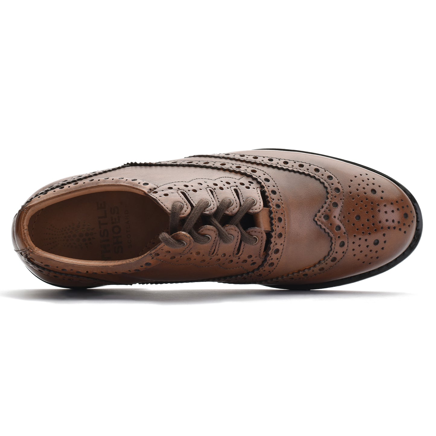 Goodyear Welted Ghillie Brogue (1112) - Brown