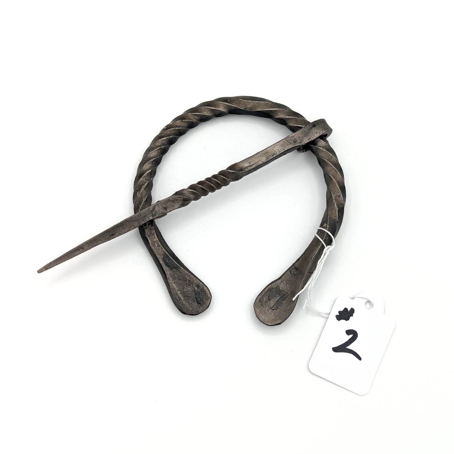 Plaid Brooch - Flat Ends