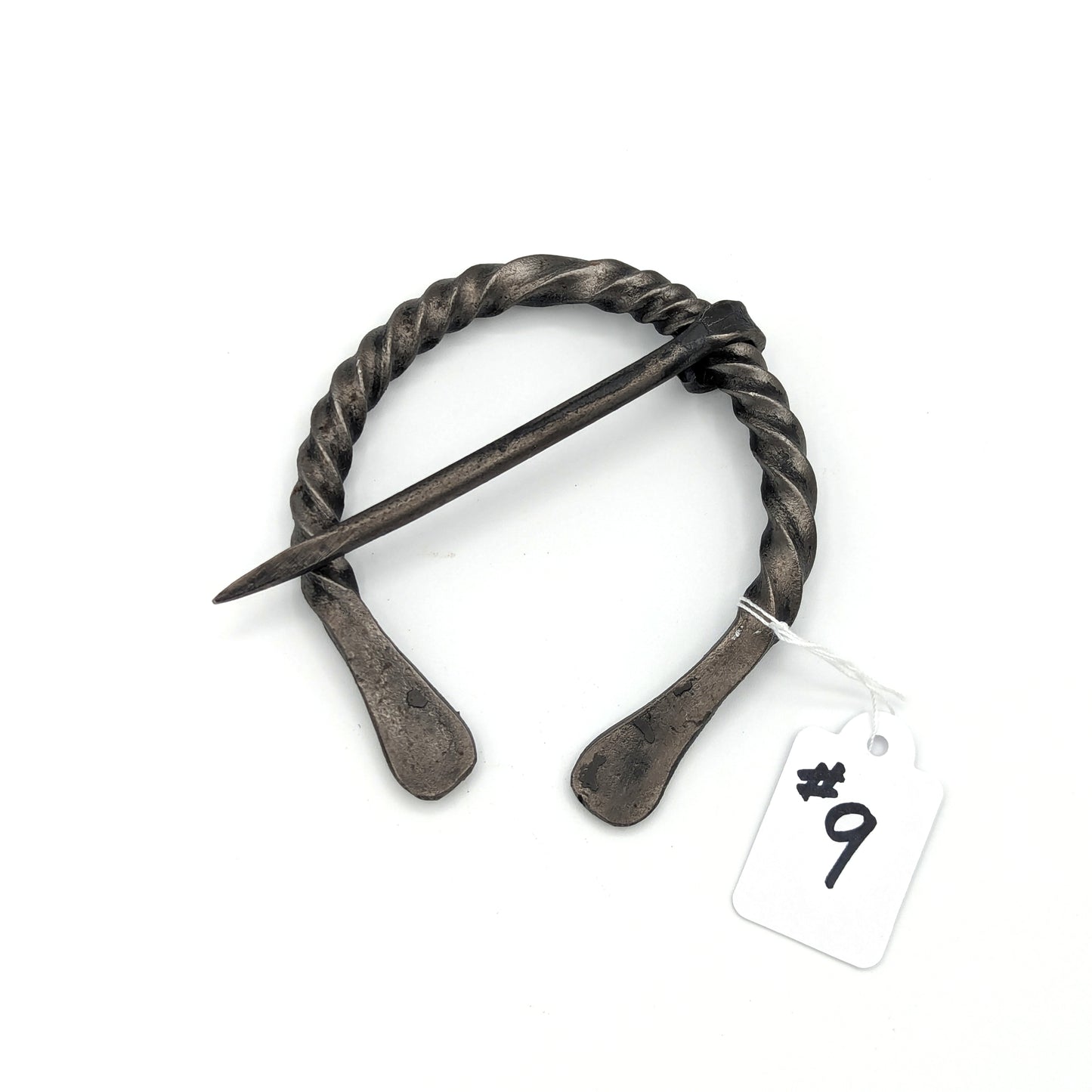 Plaid Brooch - Flat Ends
