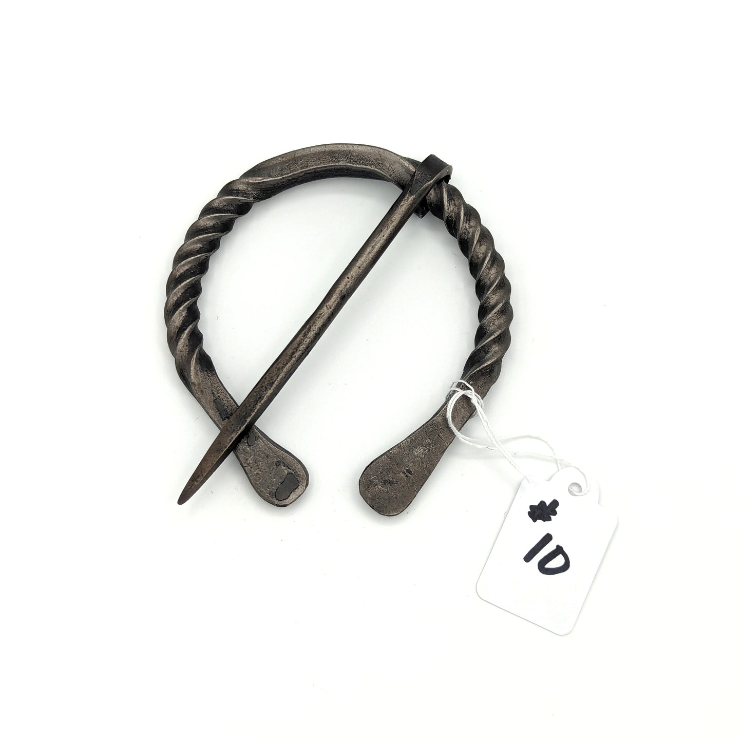 Plaid Brooch - Flat Ends