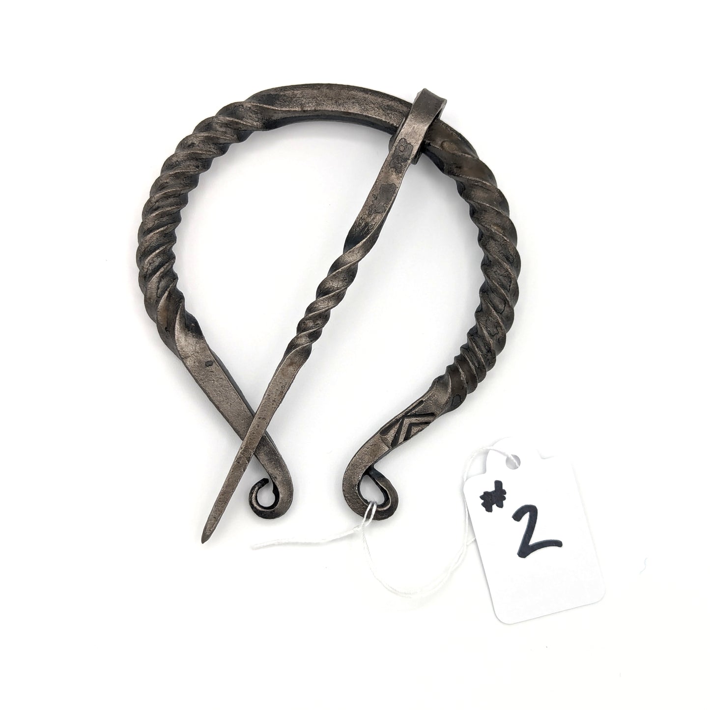 Plaid Brooch - Scrolled Ends