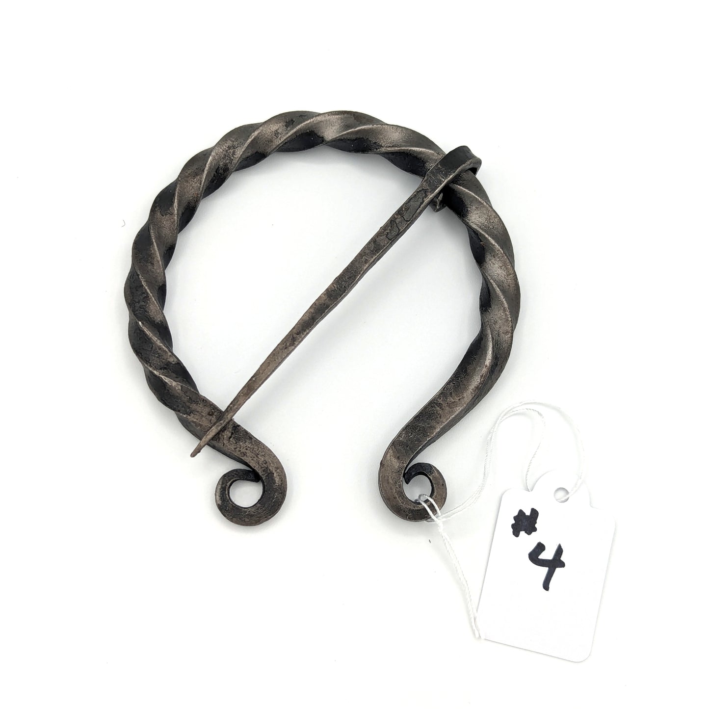 Plaid Brooch - Scrolled Ends