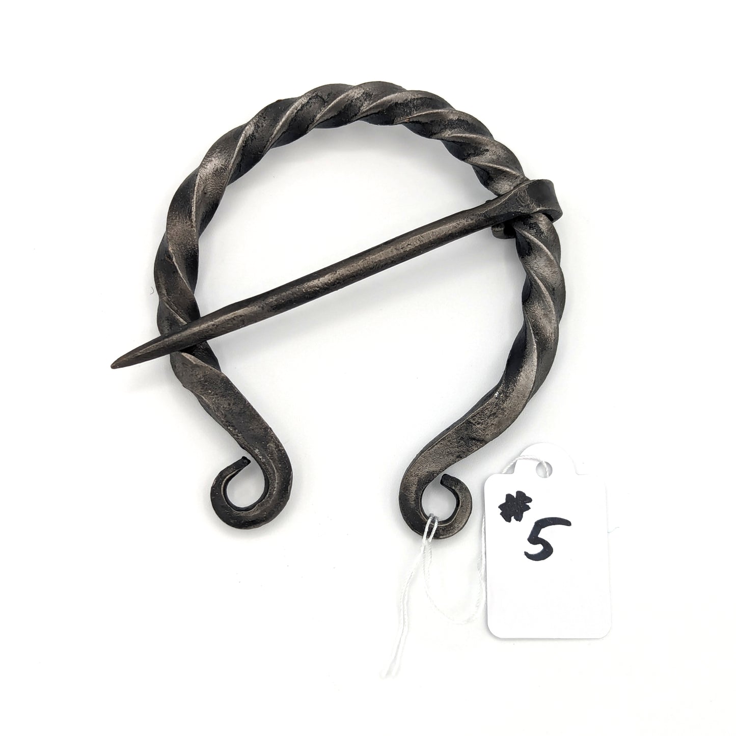 Plaid Brooch - Scrolled Ends