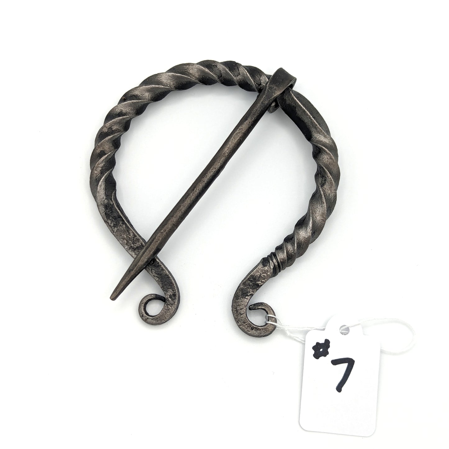 Plaid Brooch - Scrolled Ends