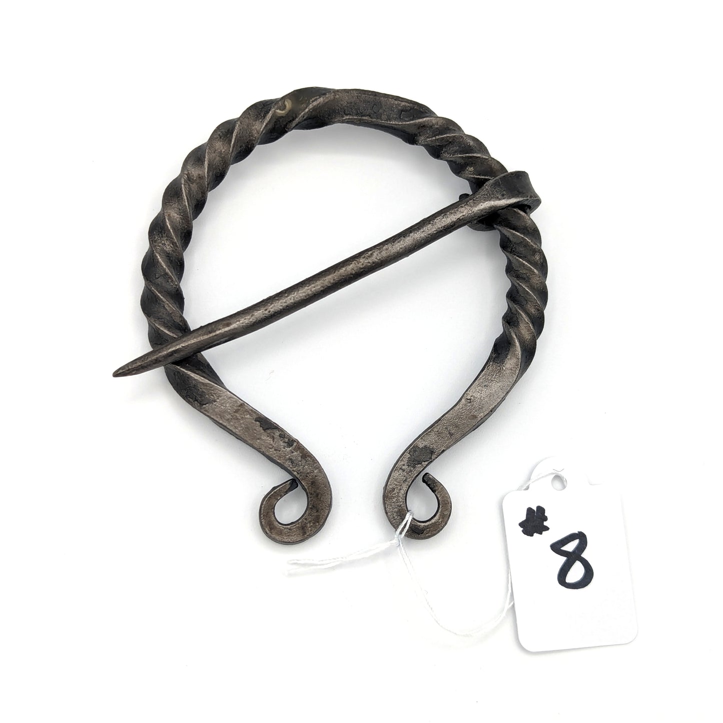 Plaid Brooch - Scrolled Ends