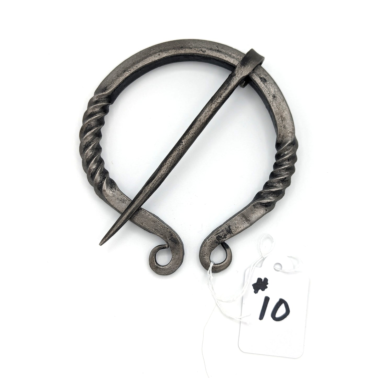 Plaid Brooch - Scrolled Ends