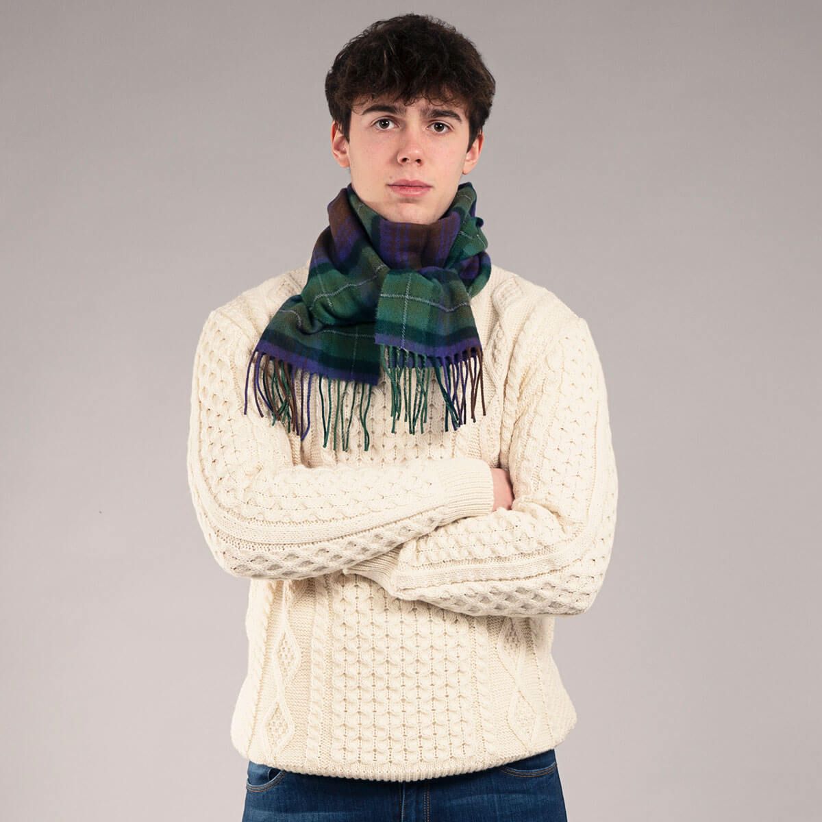 Isle of Skye Tartan Lambswool Scarf