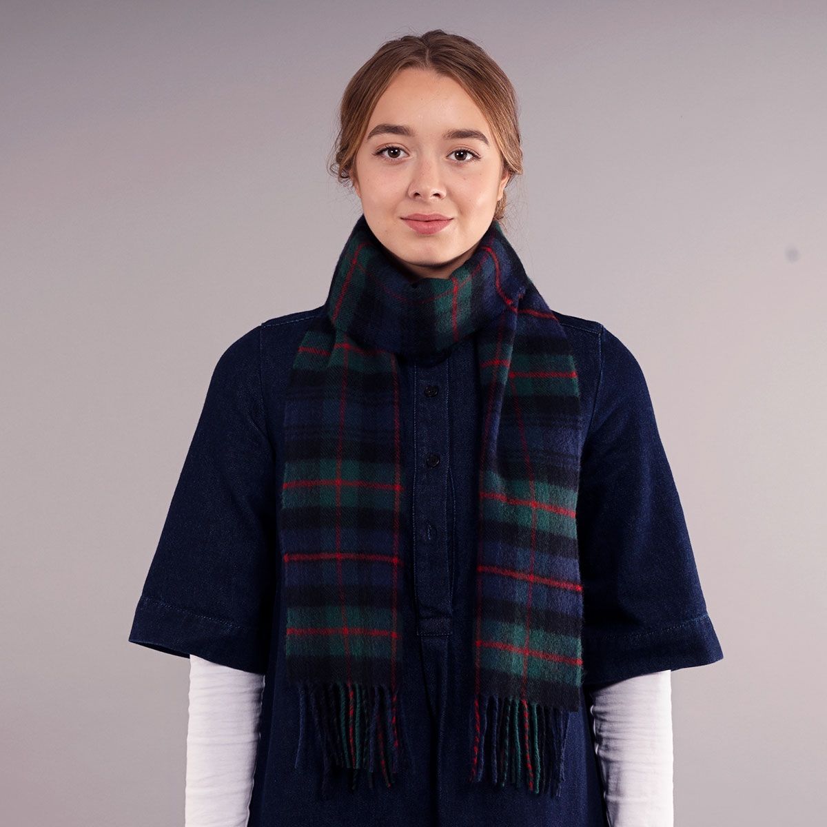Murray of Atholl Modern Tartan Lambswool Scarf