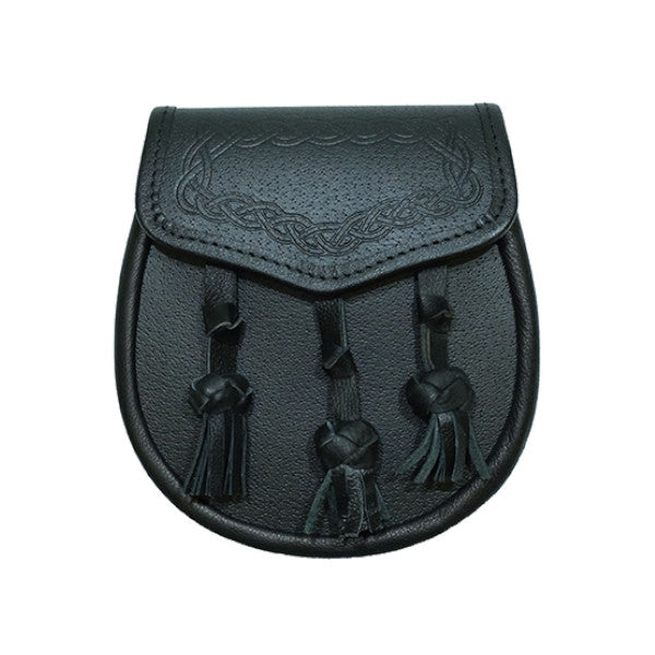 All Leather Daywear Sporran (L11)