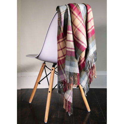 Auld Scotland Tartan Lambswool Blanket