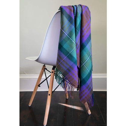 Isle of Skye Tartan Lambswool Blanket