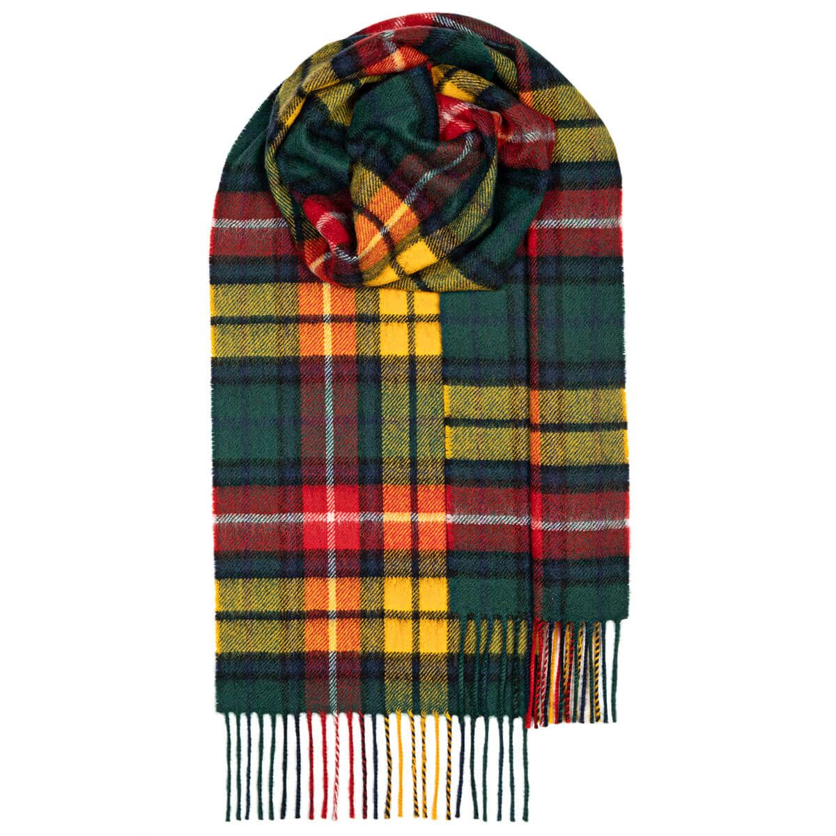 Buchanan Modern Tartan Lambswool Scarf