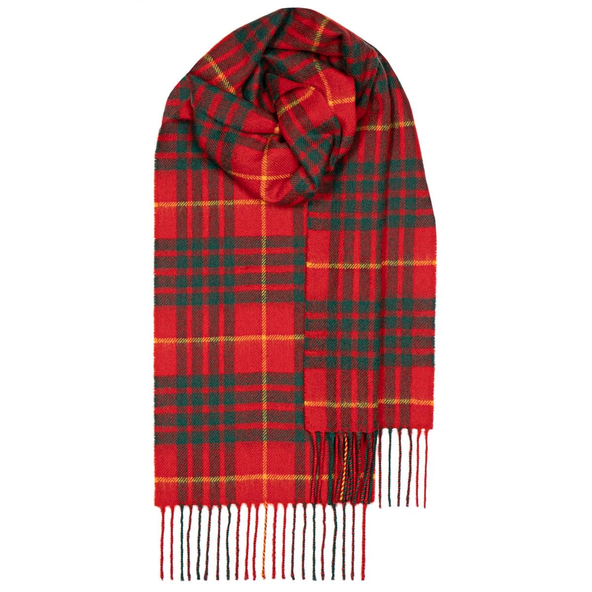 Cameron Modern Tartan Lambswool Scarf