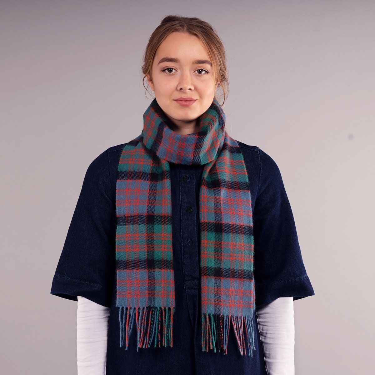 MacDonald Clan Ancient Tartan Lambswool Scarf