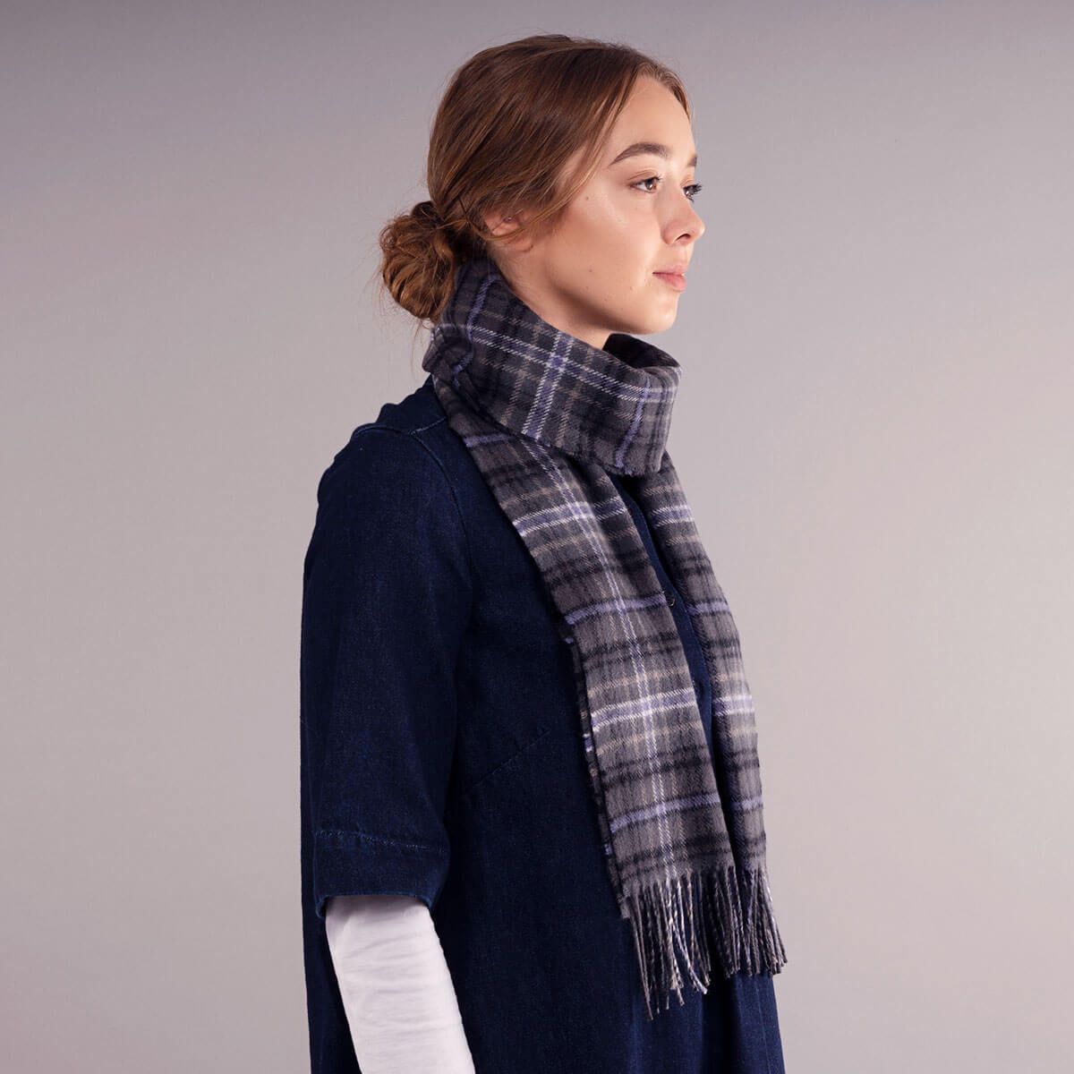 Scotland Forever Antique Tartan Lambswool Scarf