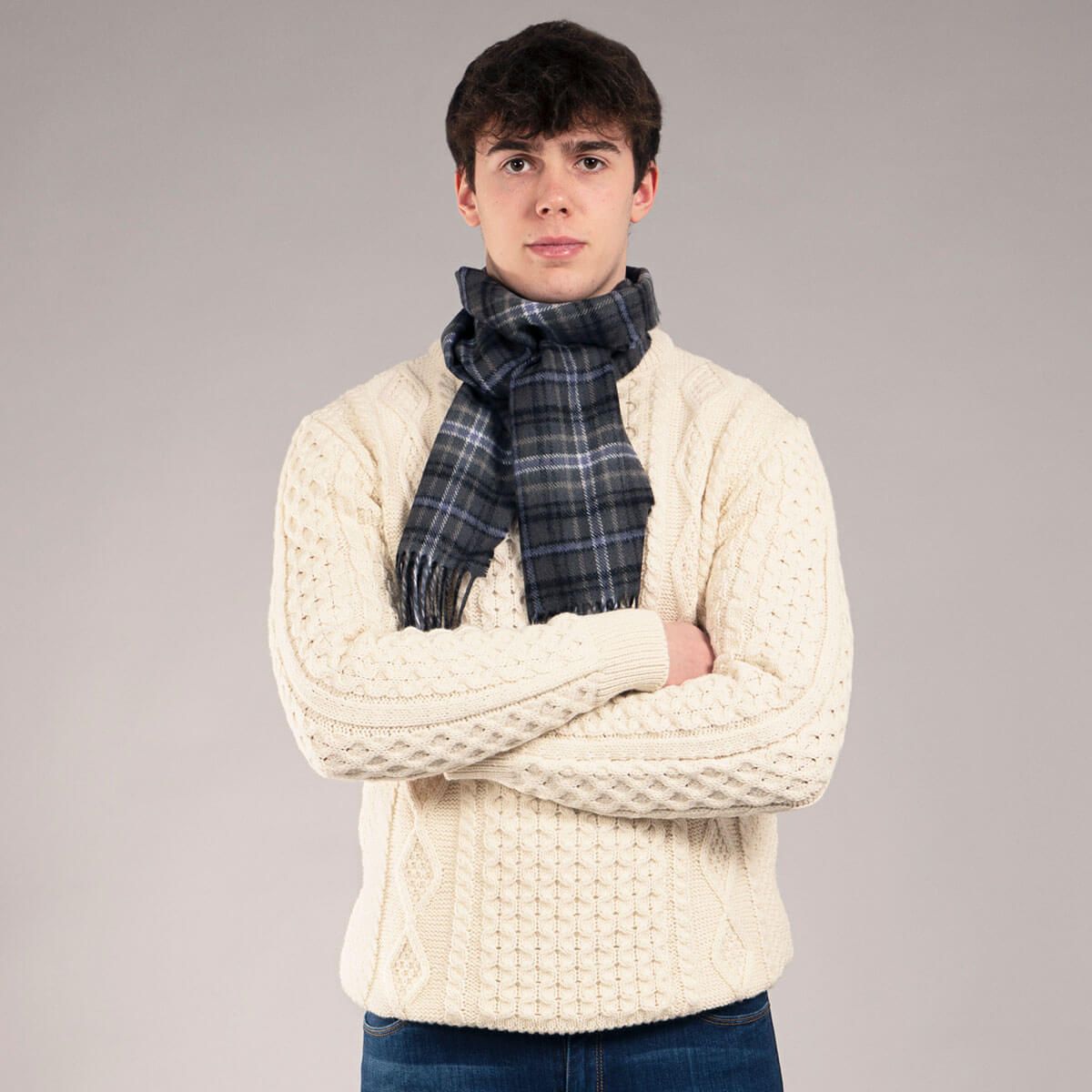 Scotland Forever Antique Tartan Lambswool Scarf